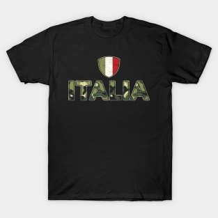 Camo Italian Pride Italia T-Shirt